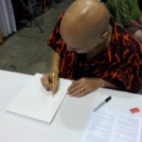 George Perez doing what he does best. One of the nicest guys in the business.